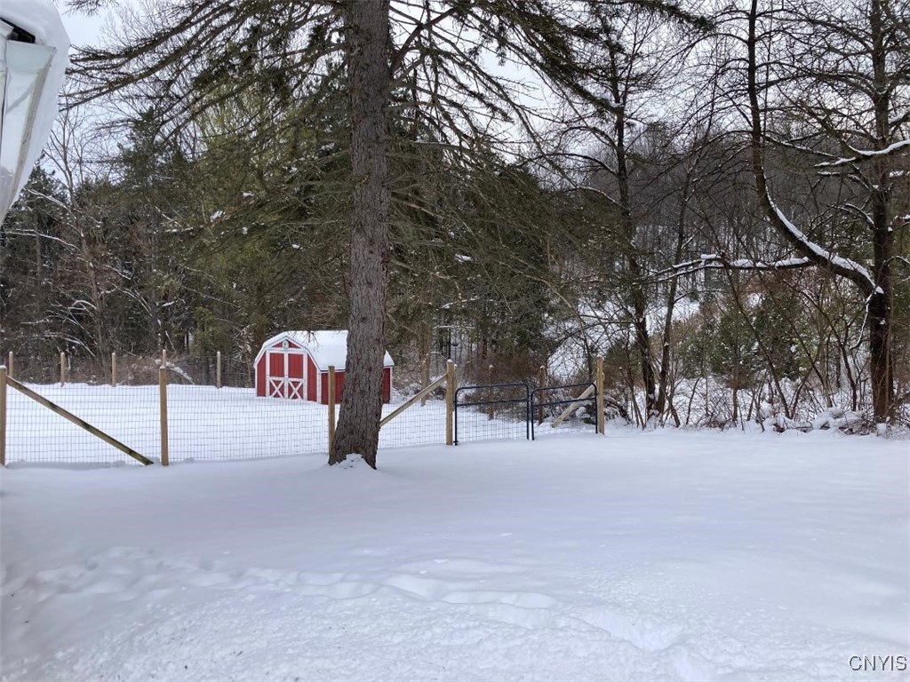 5758 Hamilton Road Elbridge, NY 13080 - Photo 5 of 27 This is the second shed/mini-barn within the fence