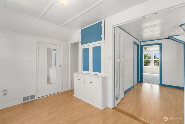 a view of a balcony with city view