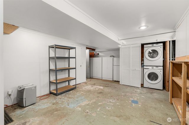 a view of a storage room