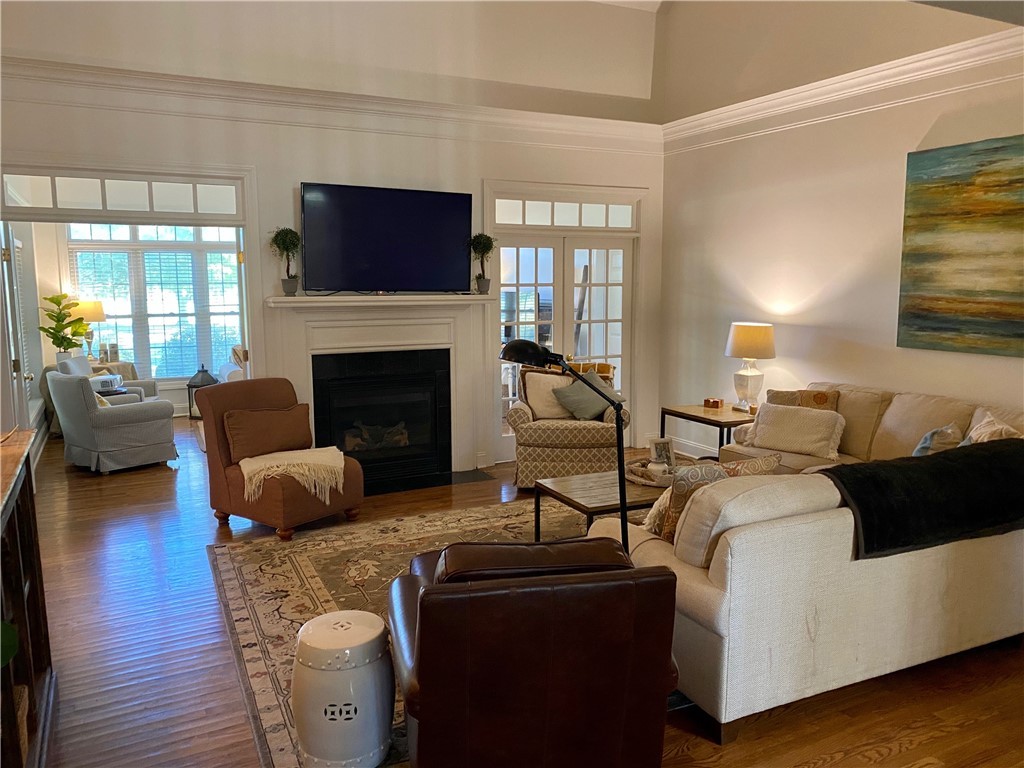 3104 Myrtlewood Anderson, SC 29621 - Photo 21 of 49 Family Room with French Doors to Sun Room