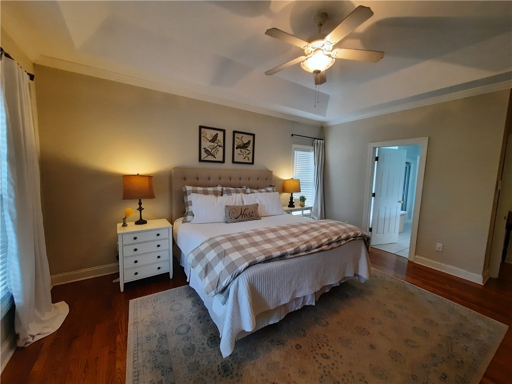 3104 Myrtlewood Anderson, SC 29621 - Photo 28 of 49 Master Bedroom with Hardwood Floors