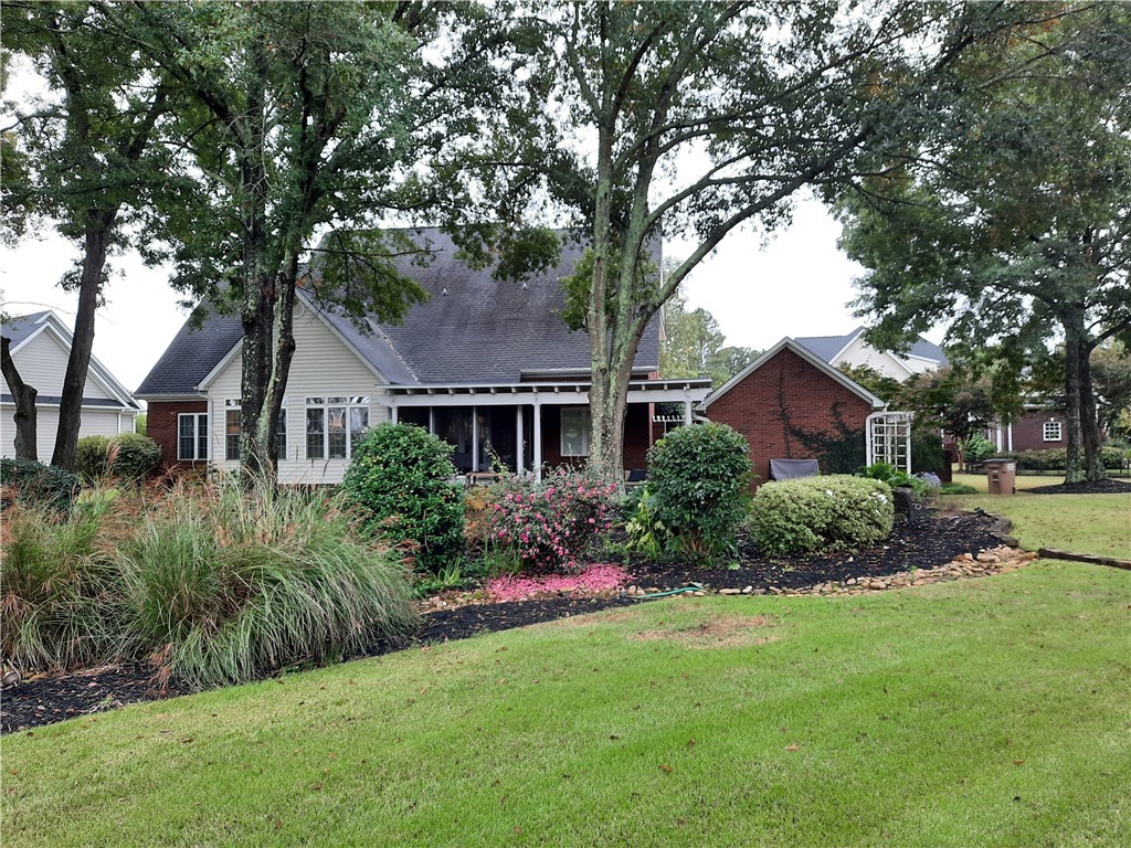 3104 Myrtlewood Anderson, SC 29621 - Photo 45 of 49 Rear View and Garden Beds