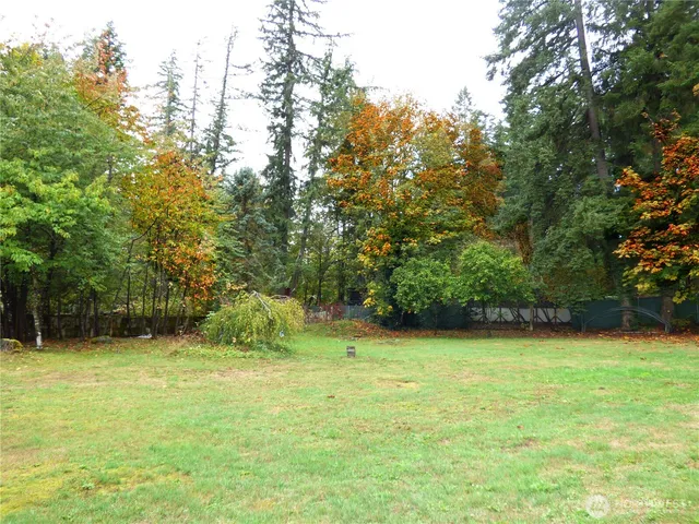 a view of a green yard