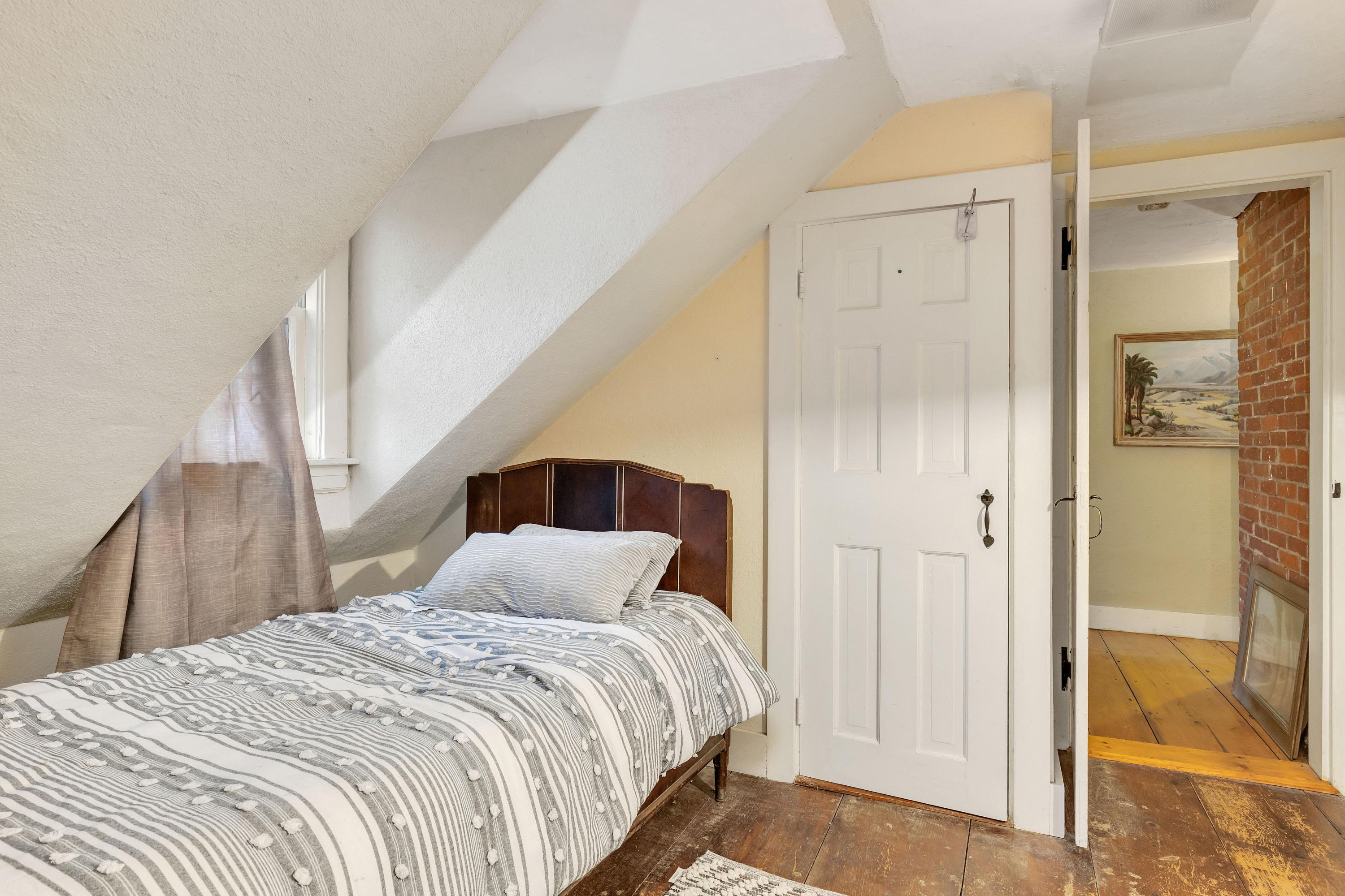 3 Hughes Road Truro, MA 02666 - Photo 14 of 34 a bedroom with a bed and a mirror
