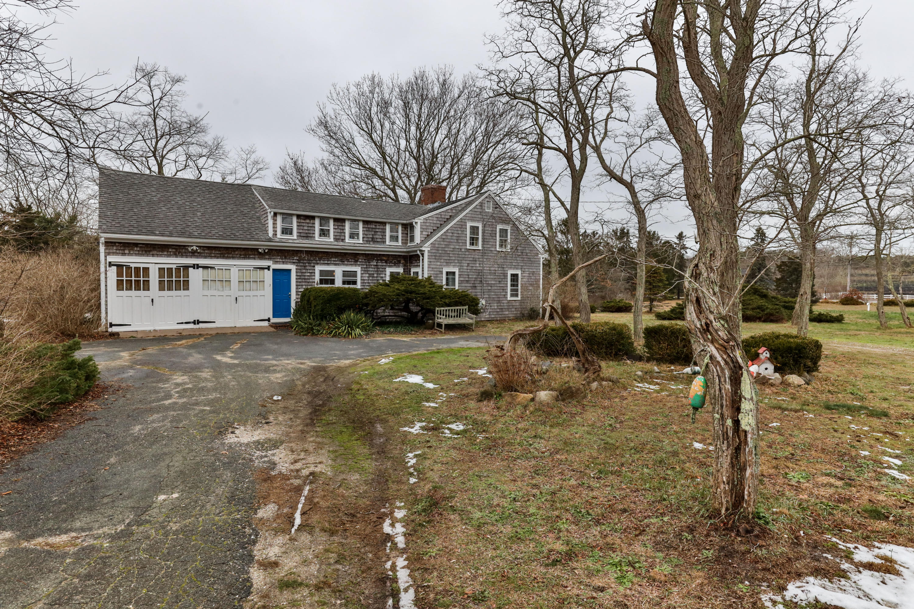 3 Hughes Road Truro, MA 02666 - Photo 28 of 34 a view of a yard with a large tree