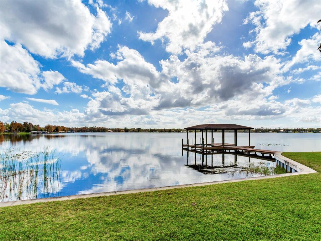 18120 Wayne Road Odessa, FL 33556 - Photo 89 of 100 a view of a lake with a garden