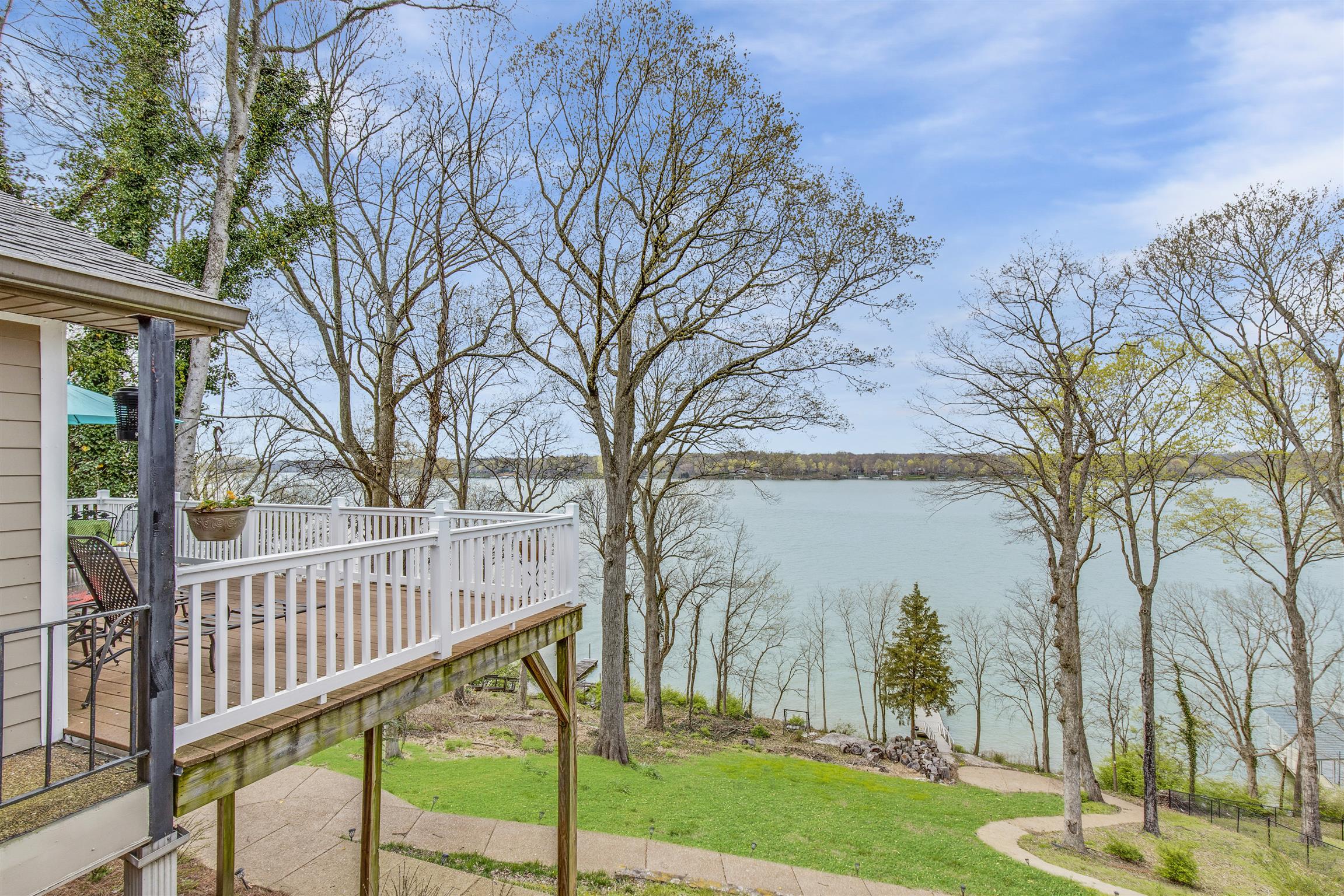 382 Green Harbor Road Old Hickory, TN 37138 - Photo 25 of 30 View off Balcony near Master- yard has a pathway to the dock main channel views! you will see the barge, sailboats, speed boats, kayakers, fishermen, etc...so Much FUN!!