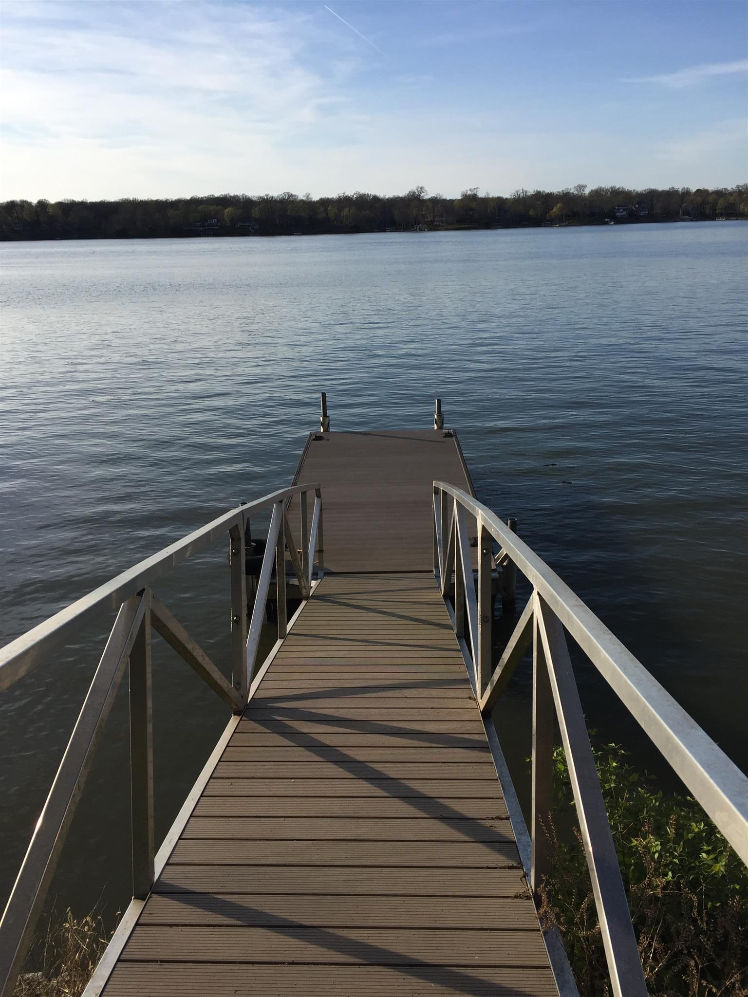 382 Green Harbor Road Old Hickory, TN 37138 - Photo 26 of 30 All Aluminum Walkway and Dock with DEEP, DEEP water