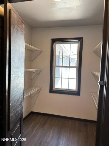 a view of a livingroom with an empty space