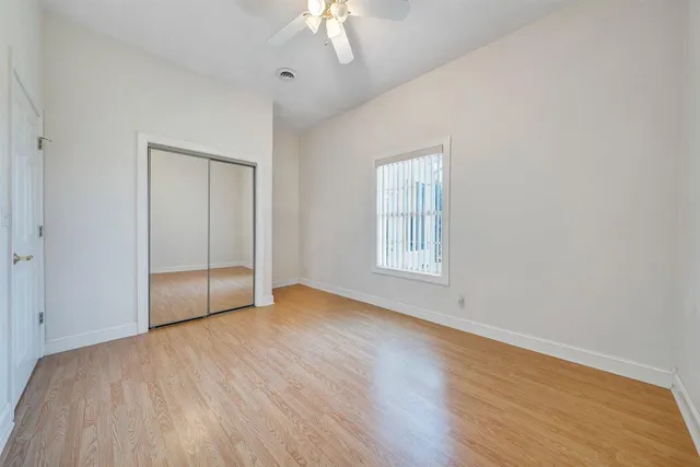 a bathroom with a sink and a yard