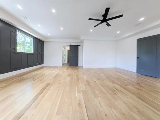 a close view of closet