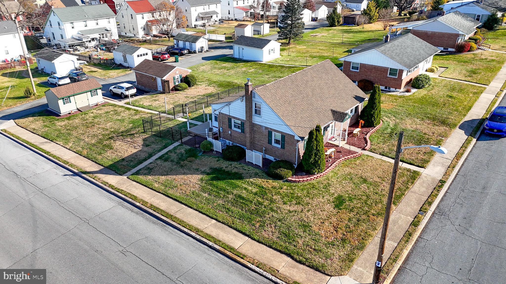 643 West 3rd Street Birdsboro, PA 19508 - Photo 24 of 28 an aerial view of residential houses with outdoor space
