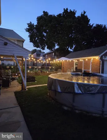 a view of outdoor seating space