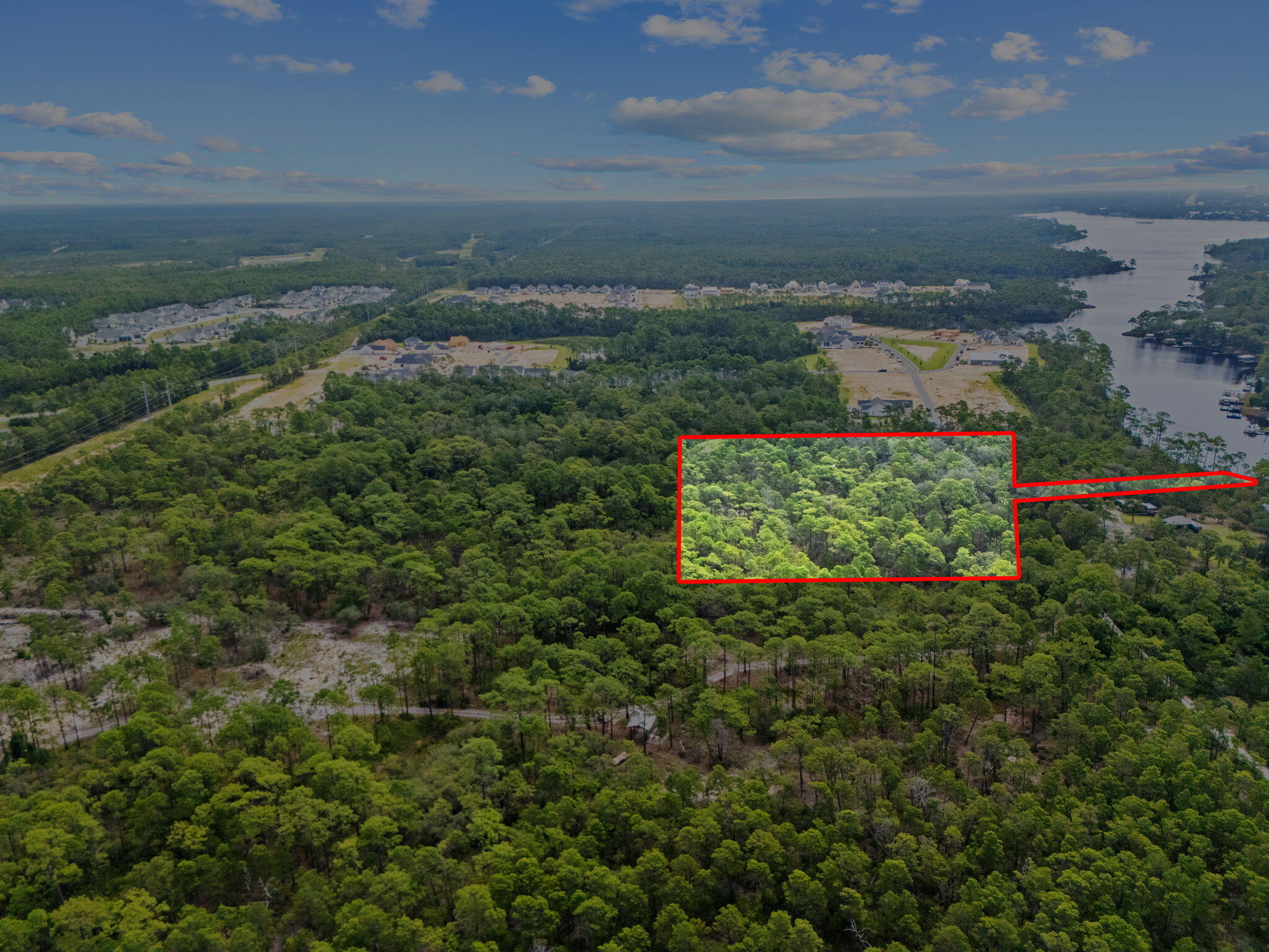 Lot 17 East Rattlesnake Trail Inlet Beach Inlet Beach, FL 32461 - Photo 10 of 10 a view of a pathway both side of grassy field with shrub