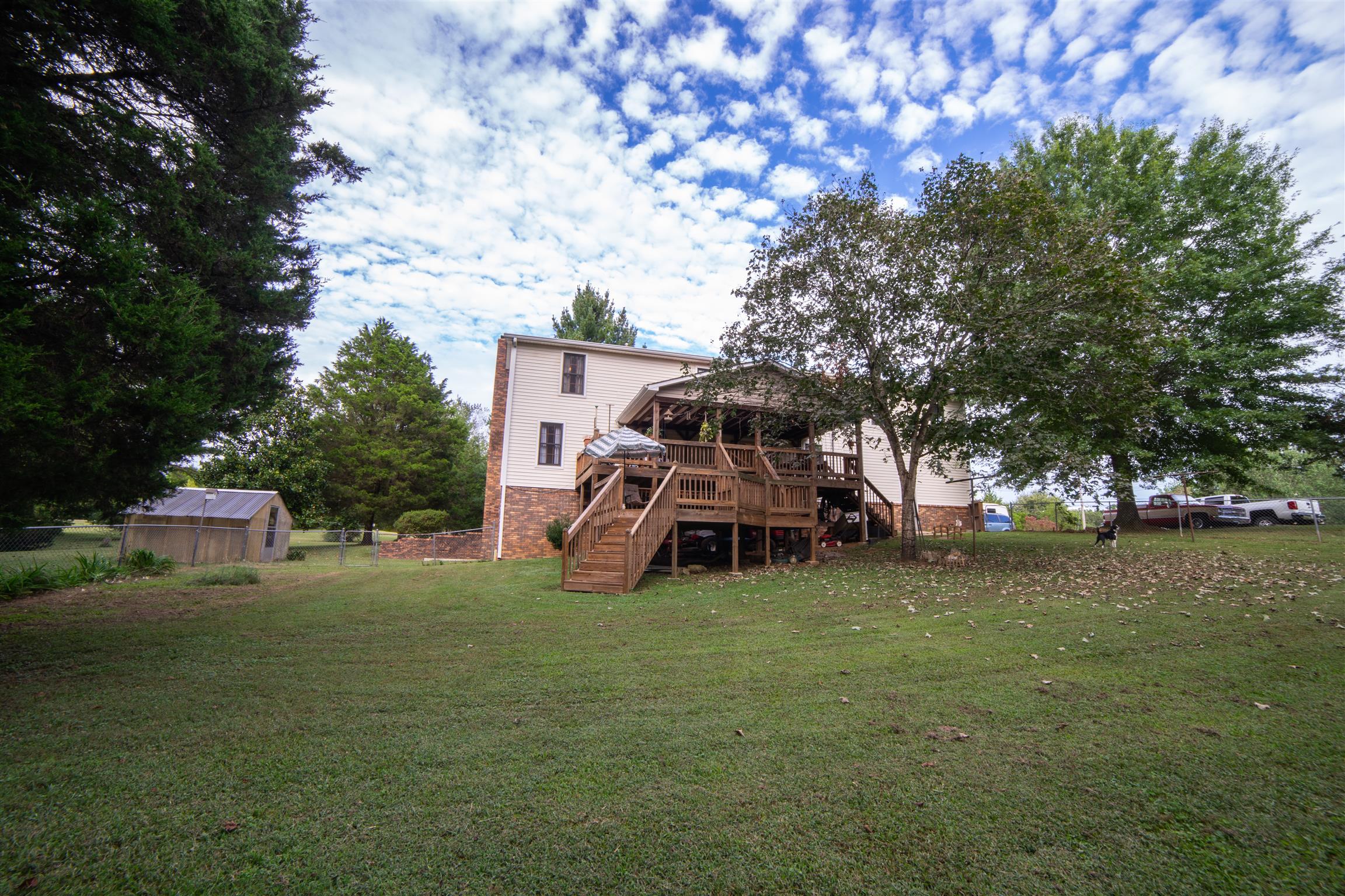 2190 Glencoe Road Culleoka, TN 38451 - Photo 26 of 30 Back Yard with open back porch and covered back porch.