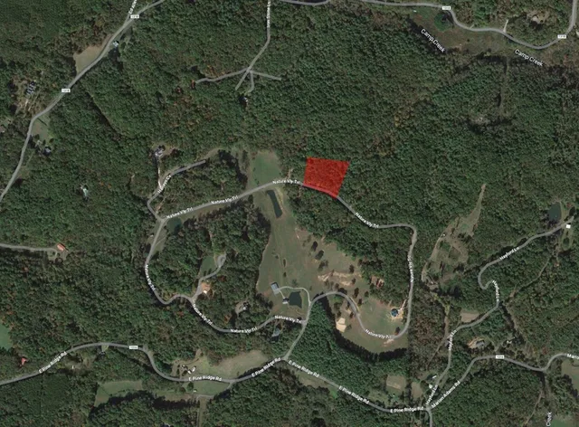 an aerial view of a fireplace