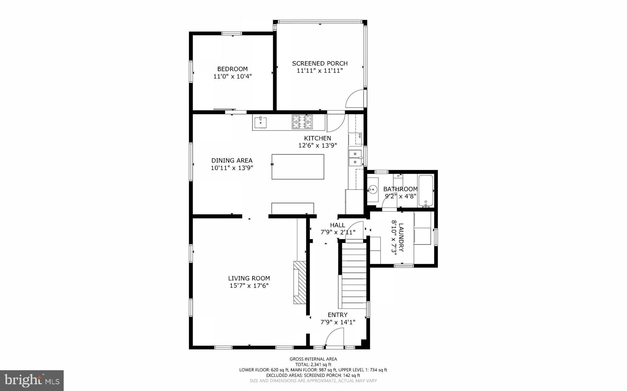 212 Dearborn Avenue Silver Spring, MD 20901 - Photo 40 of 42 Main Level Floor Plans