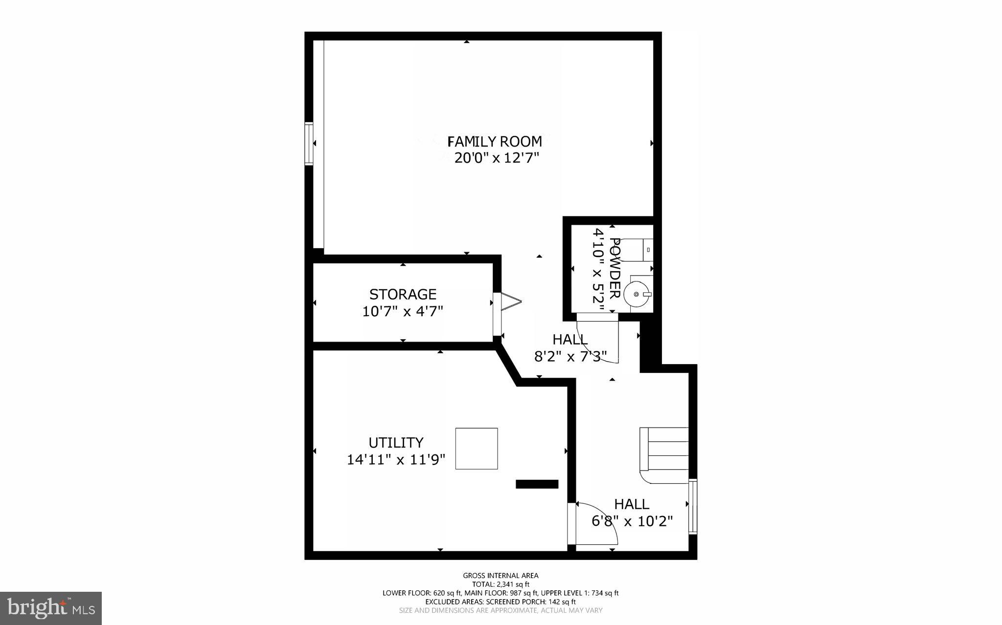 212 Dearborn Avenue Silver Spring, MD 20901 - Photo 42 of 42 Lower Level Floor Plans