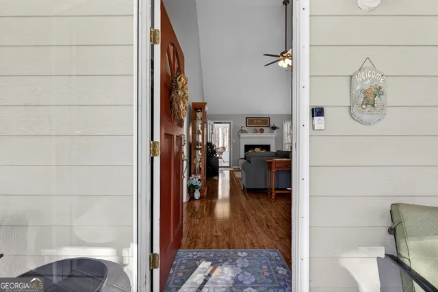a view of a living room