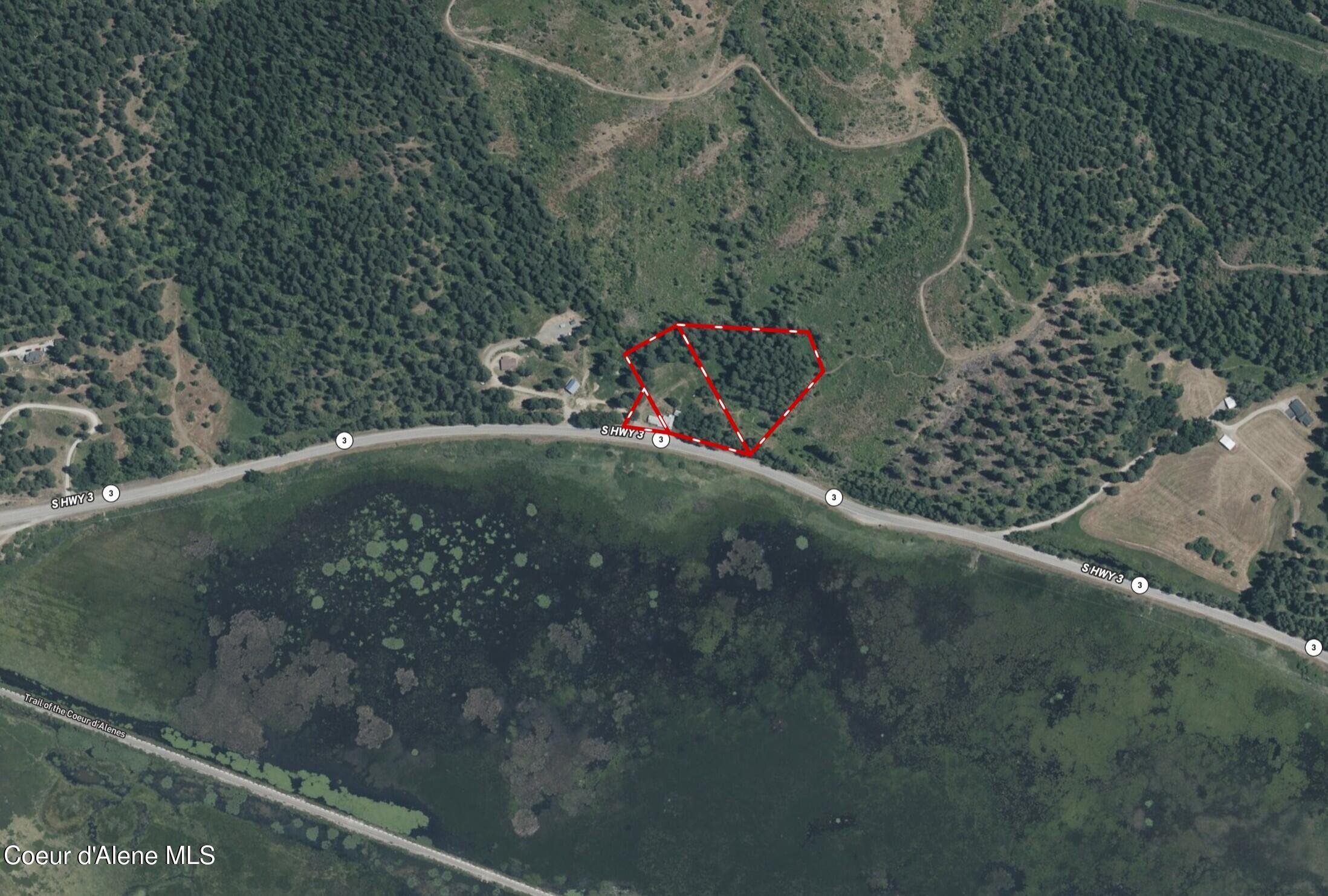 22090 State Highway 3 Cataldo, ID 83810 - Photo 65 of 67 aerial medium view