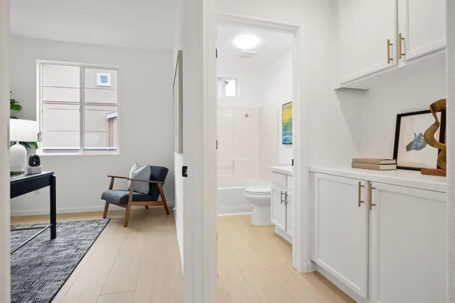 a very nice looking room with a couch and a table