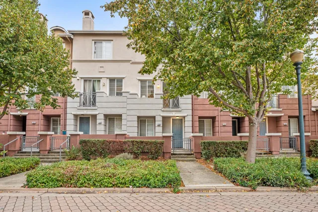 front view of a house with a small yard