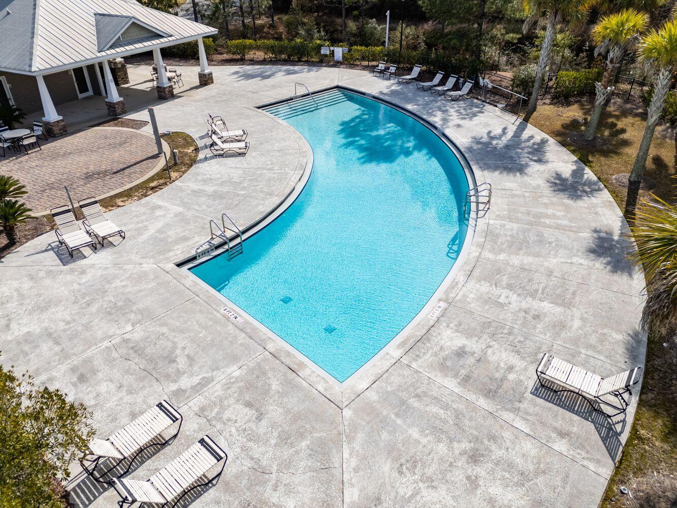 60 Date Palm Lane Freeport, FL 32439 - Photo 26 of 26 an aerial view of a swimming pool