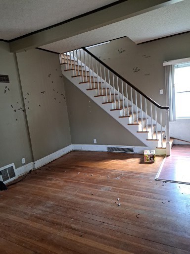 29 West 33rd Place Steger, IL 60475 - Photo 5 of 6 a view of entryway and hall with wooden floor