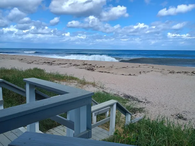 a view of outdoor space and ocean view