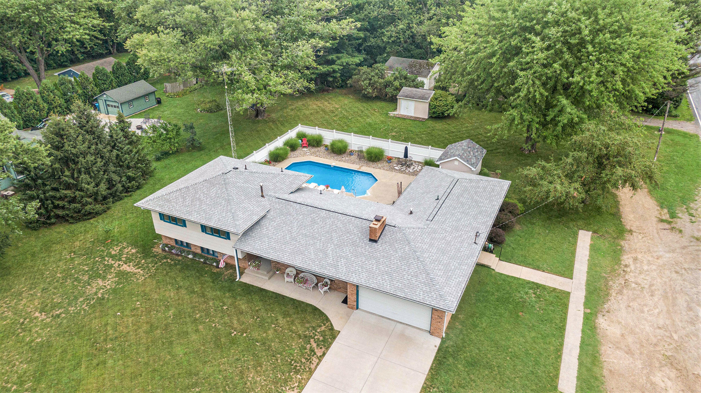12891 Flynn Road Sawyer, MI 49125 - Photo 33 of 39 Aerial
