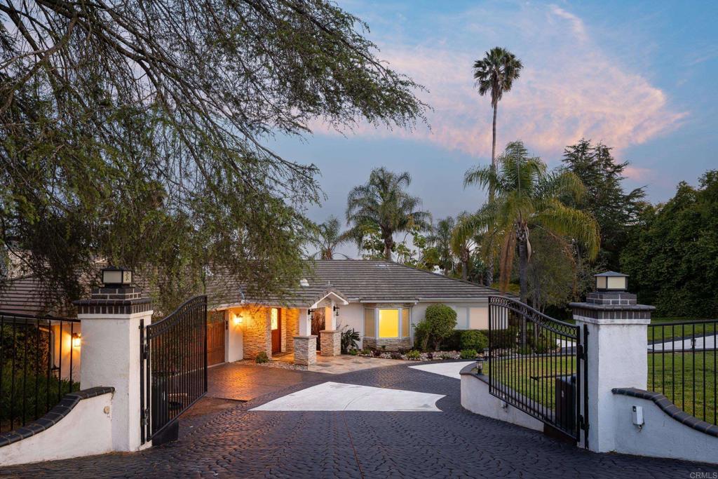 a front view of a building with street view
