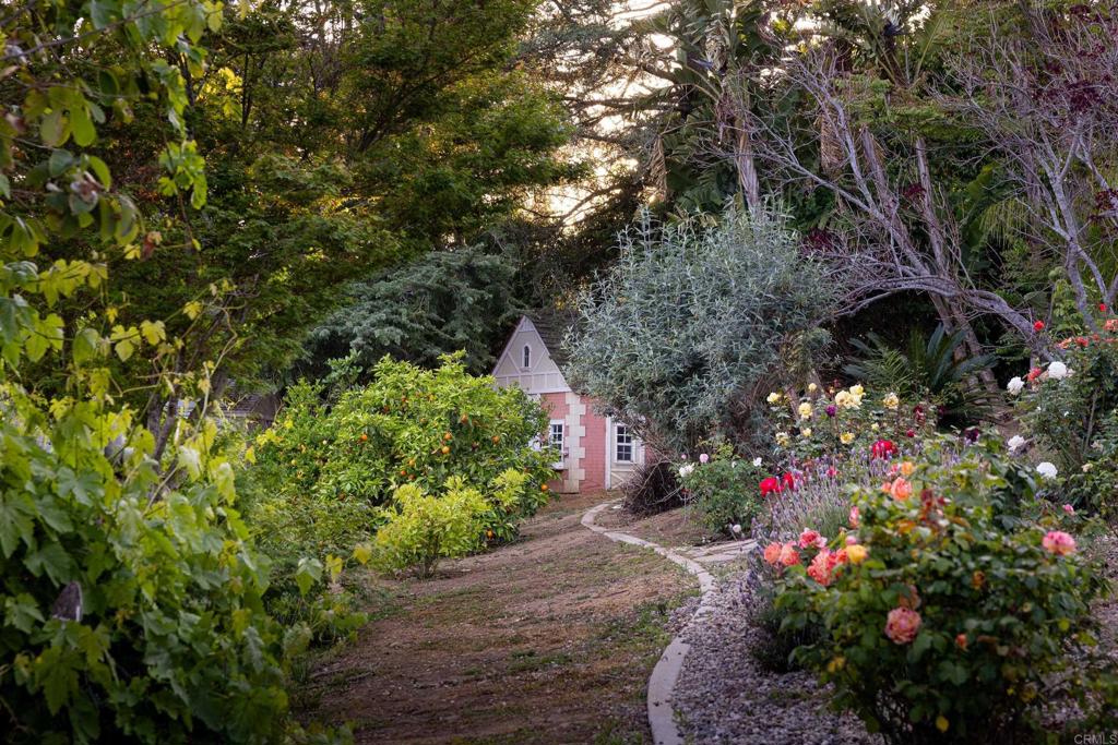 15017 Skyridge Road Poway, CA 92064 - Photo 46 of 54 a view of a garden with flowers
