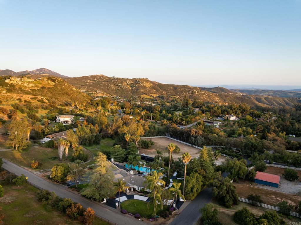 15017 Skyridge Road Poway, CA 92064 - Photo 54 of 54 an aerial view of residential houses and outdoor space