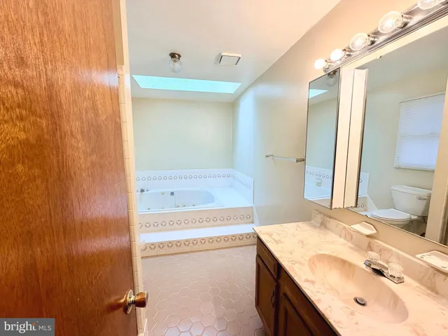 an empty room with a natural light