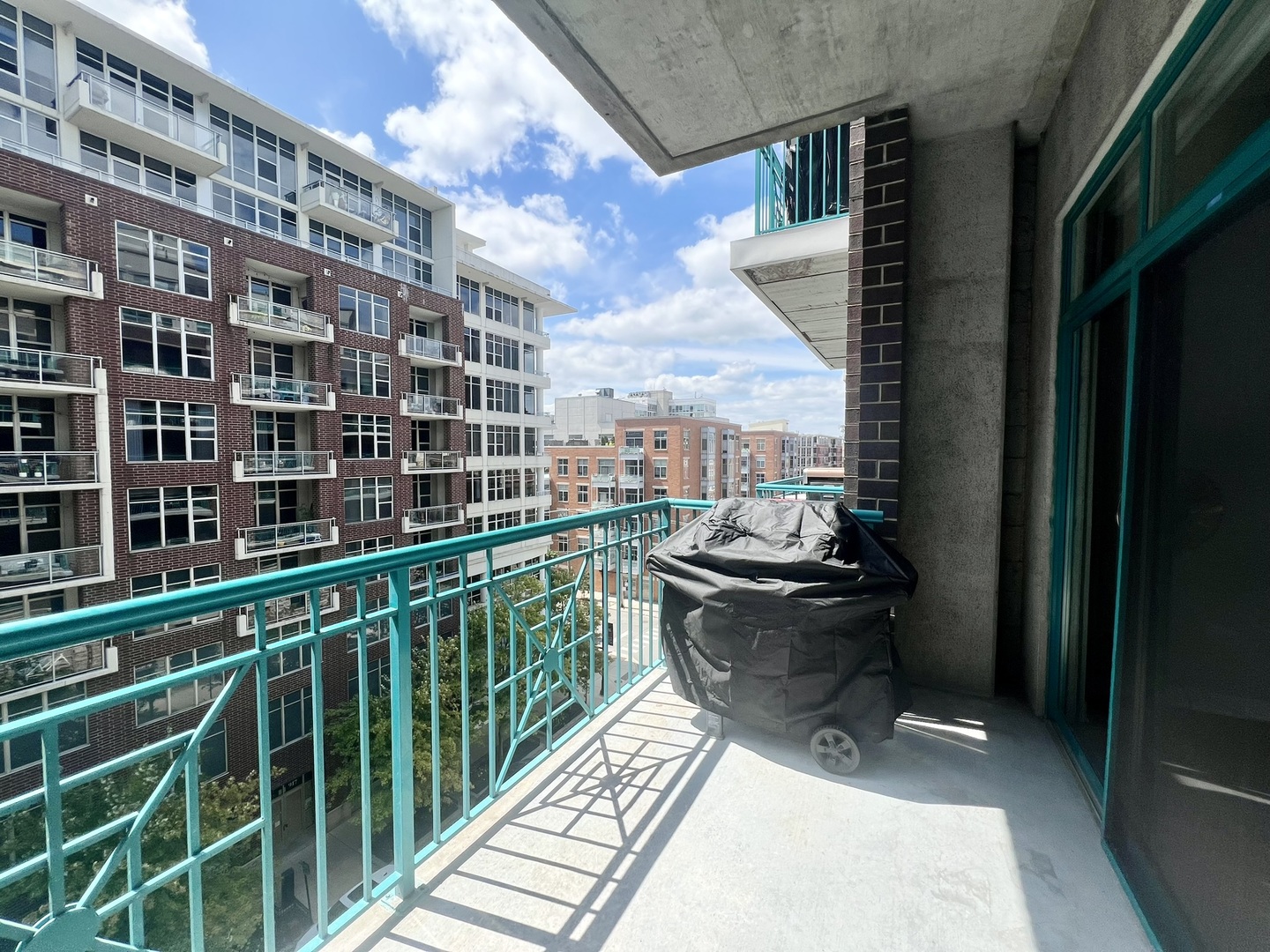 910 West Madison Street, Unit 602 Chicago, IL 60607 - Photo 13 of 13 a view of balcony with wooden floor