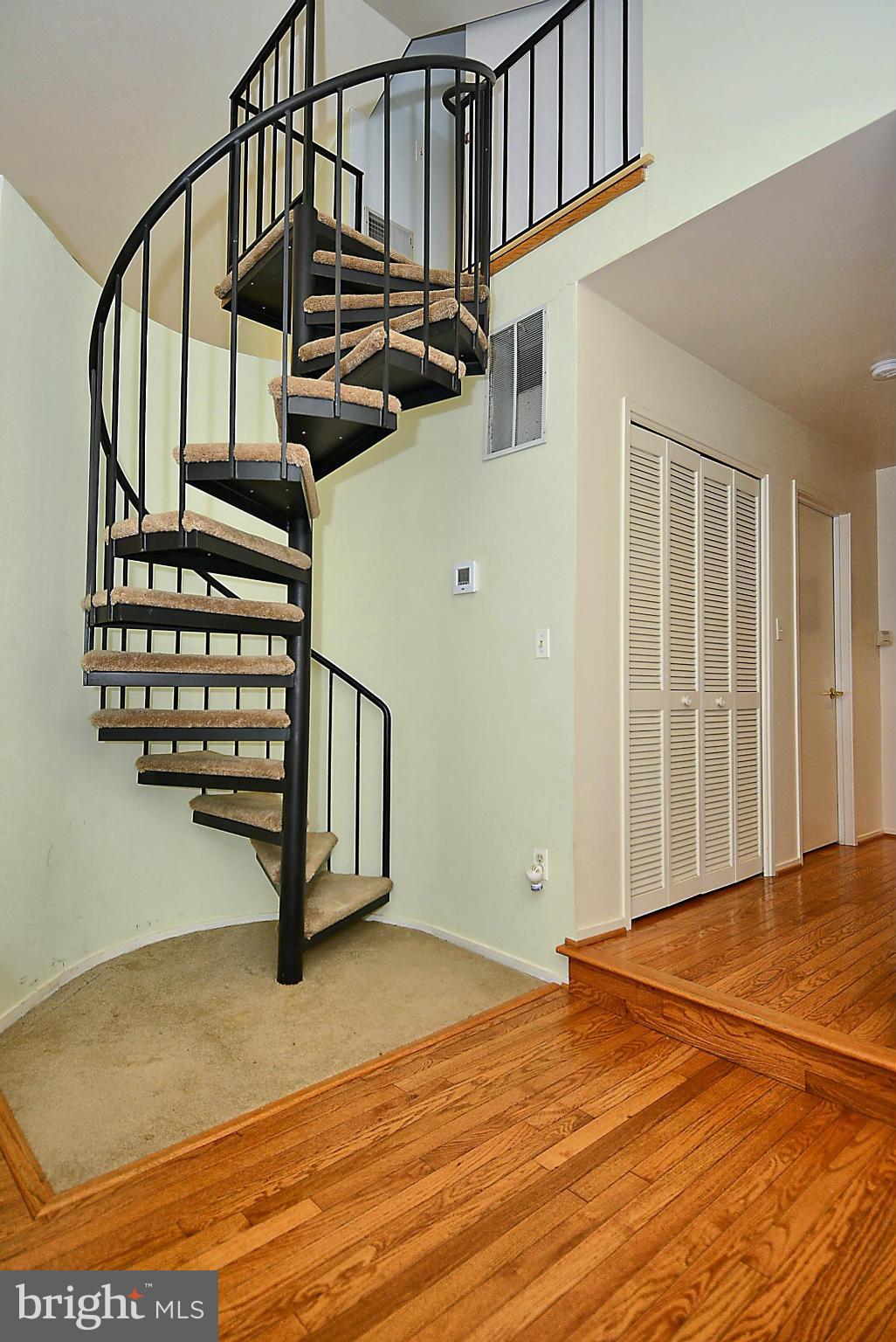 10040 Pratt Place Silver Spring, MD 20910 - Photo 9 of 26 Spiral Staircase to Loft