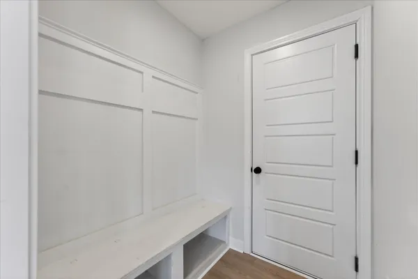a room with storage