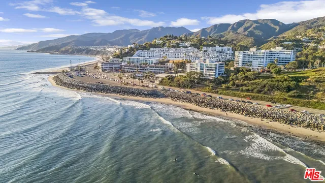 a view of a city with ocean