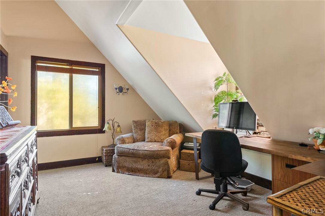 1224 Halifax Drive Lake Arrowhead, CA 92352 - Photo 26 of 35 a livingroom with workspace and a window
