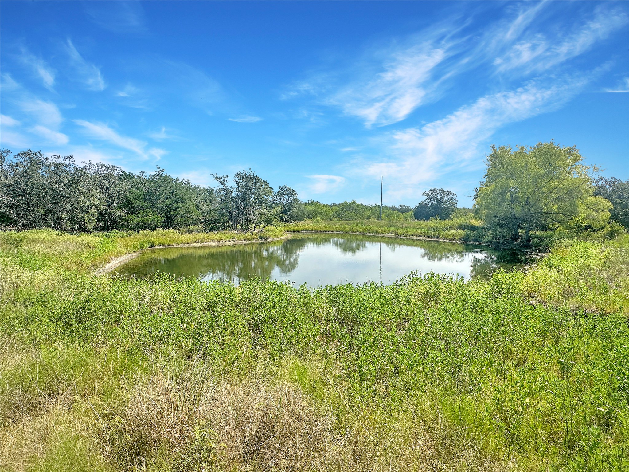 1345 Davis Road Muldoon, TX 78949 - Photo 5 of 25 a view of a lake with houses in the back