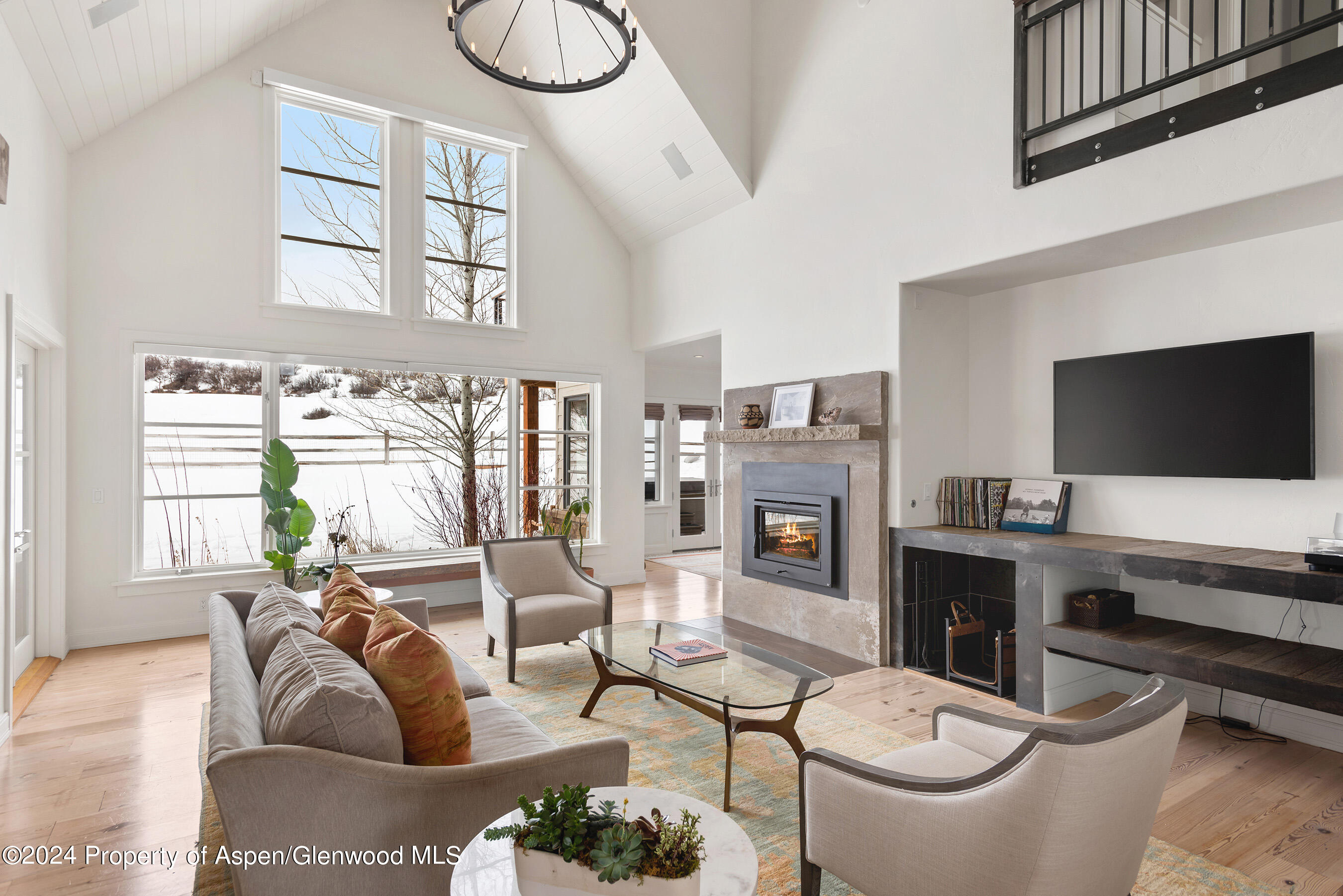 262 Haystack Lane Snowmass, CO 81654 - Photo 5 of 43 great room vaulted