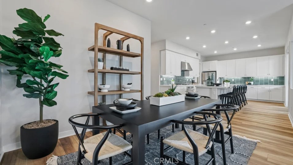 1005 Walnut Terrace Montebello, CA 90640 - Photo 7 of 37 a view of a dining room with furniture and a potted plant