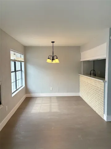 a view of an empty room