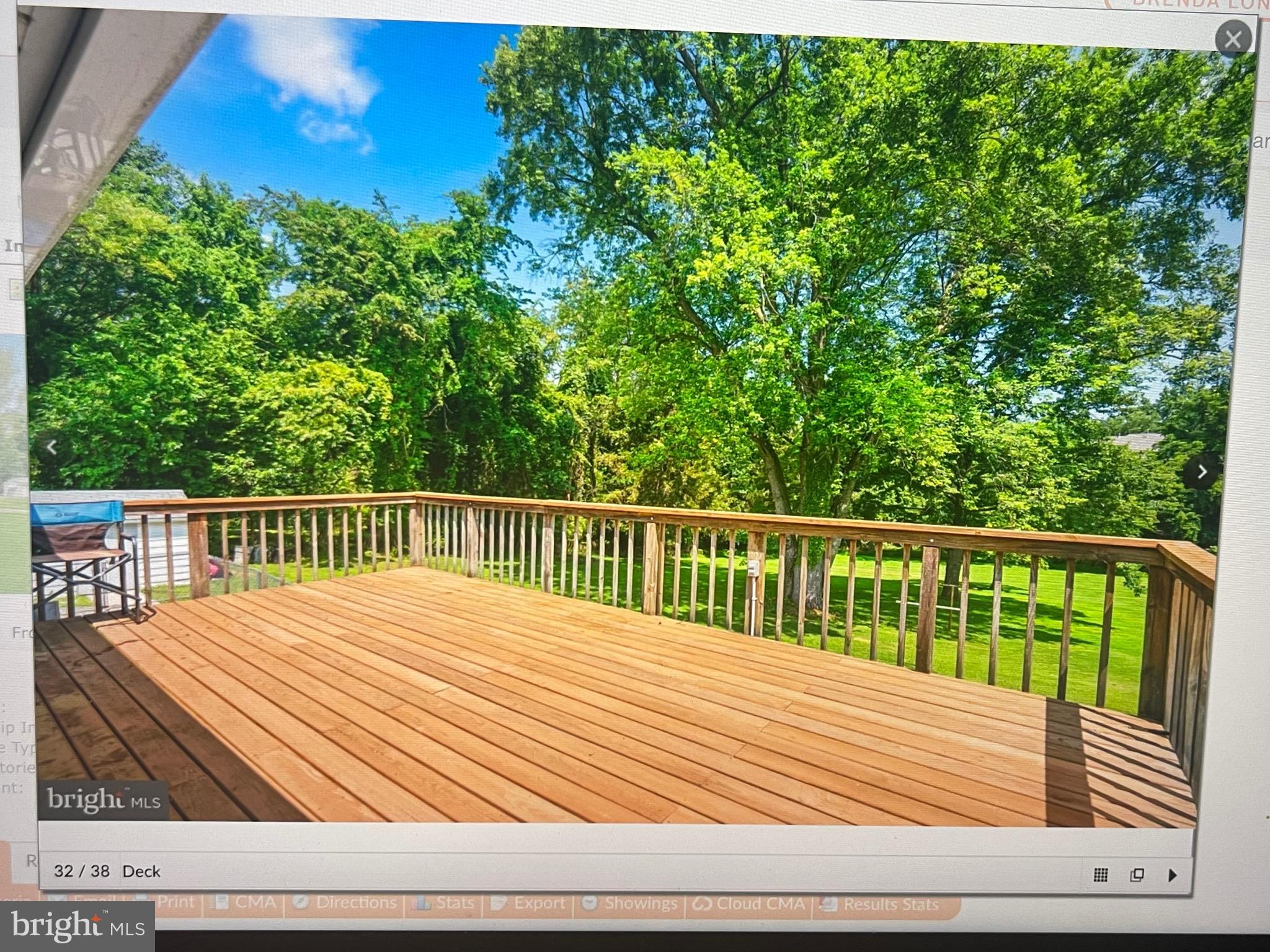 8608 Inwood Road Windsor Mill, MD 21244 - Photo 7 of 20 a balcony with view of a wooden floor