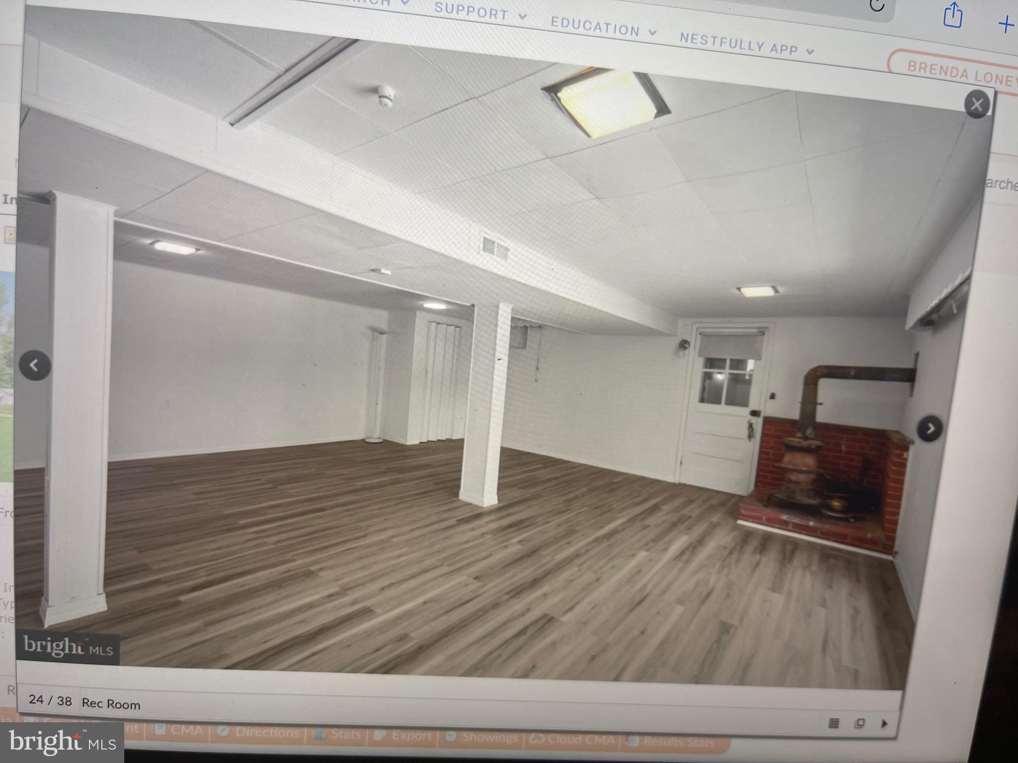 8608 Inwood Road Windsor Mill, MD 21244 - Photo 9 of 20 a view of empty room with wooden floor