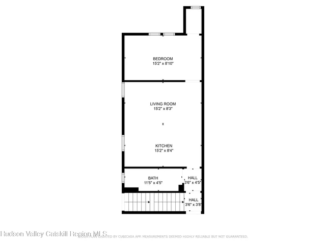 a picture of a bench in front of a door