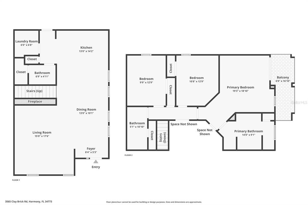 3565 Clay Brick Road, Unit 47 Harmony, FL 34773 - Photo 35 of 37 a picture of a floor plan