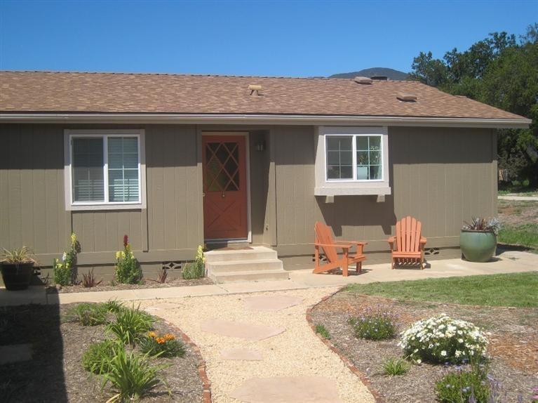 334 North Rice Road Ojai, CA 93023 - Photo 1 of 18 a front view of a house with patio