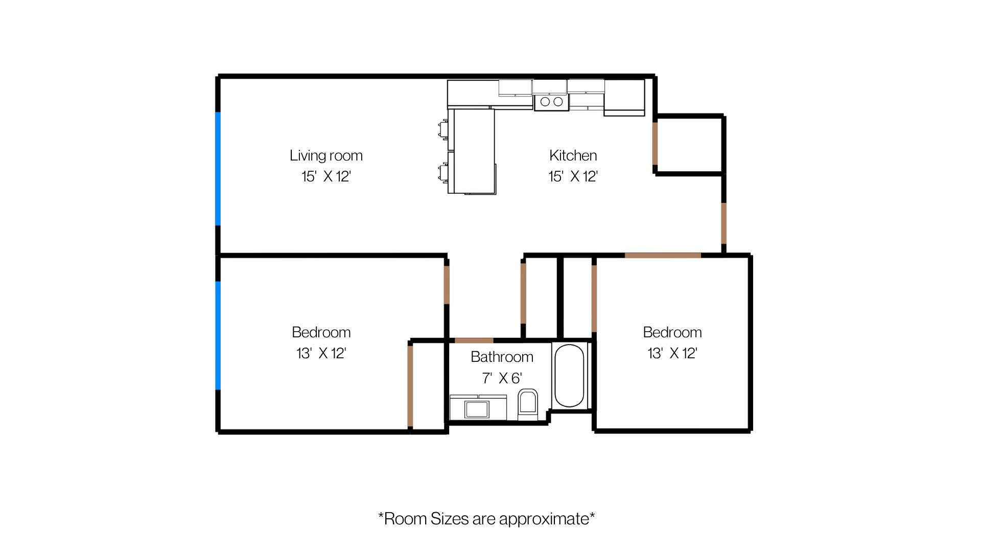 86 Washington Street, Unit 351 Manistee, MI 49660 - Photo 11 of 11 86 Washington ST Floor plan