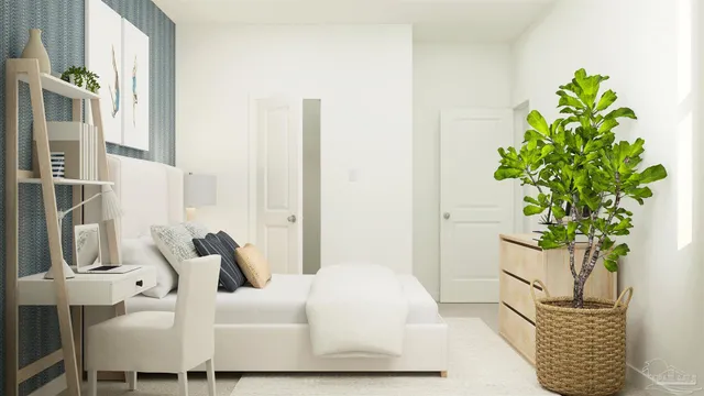 a bathroom with a toilet sink vanity and mirror